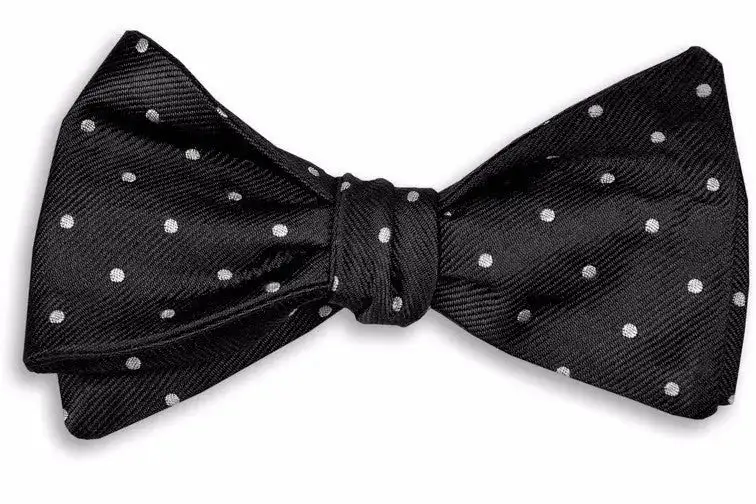 Timeless Statement Dotted Bow Tie