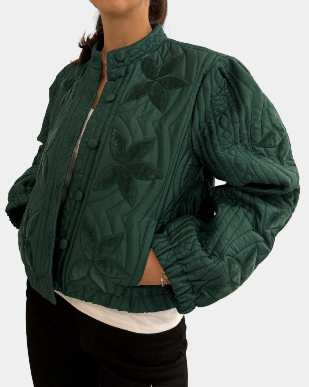 Velvet Quilted Jacket