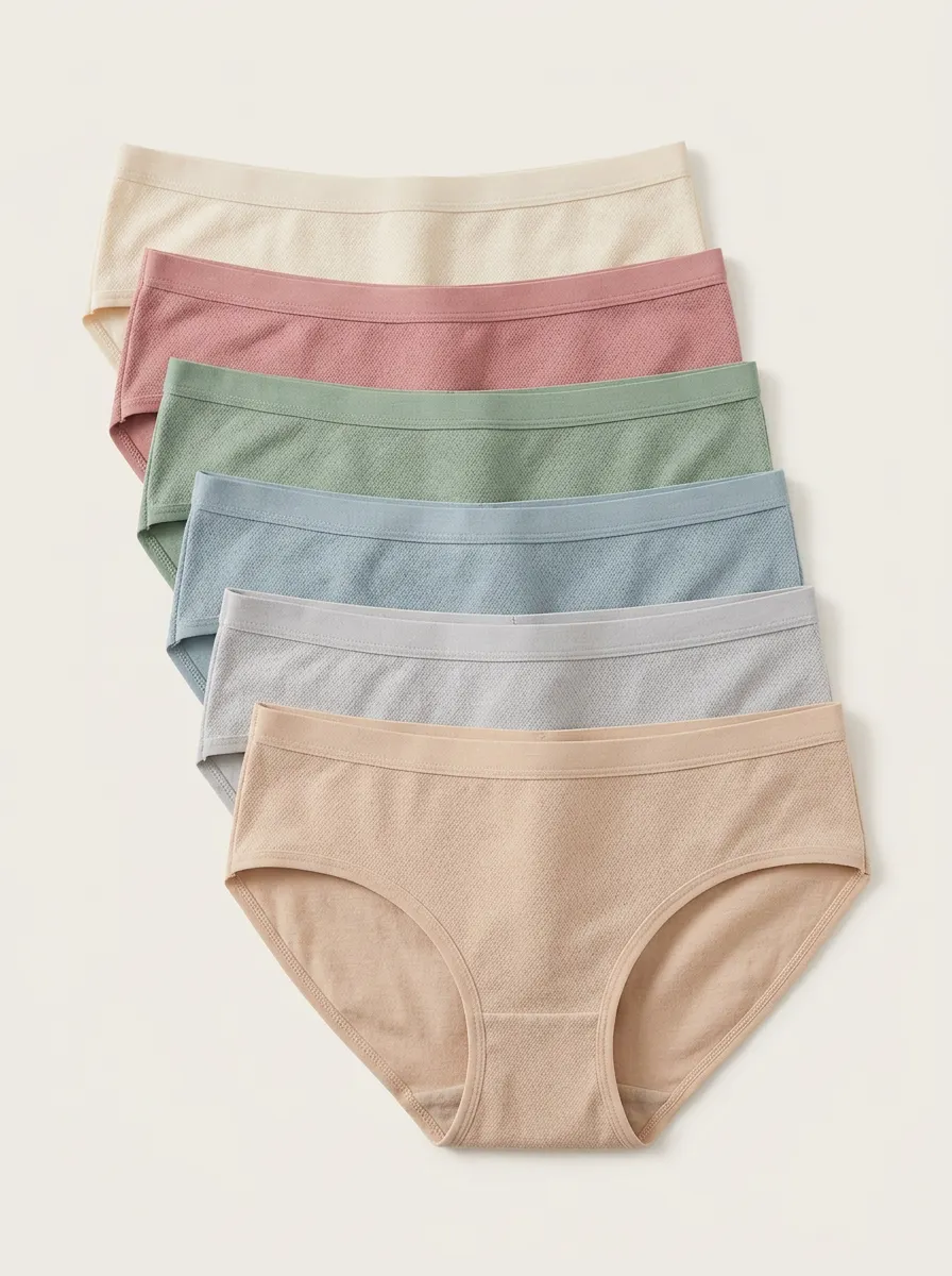 Women's Essential Everyday Hipster Briefs 6-Pack