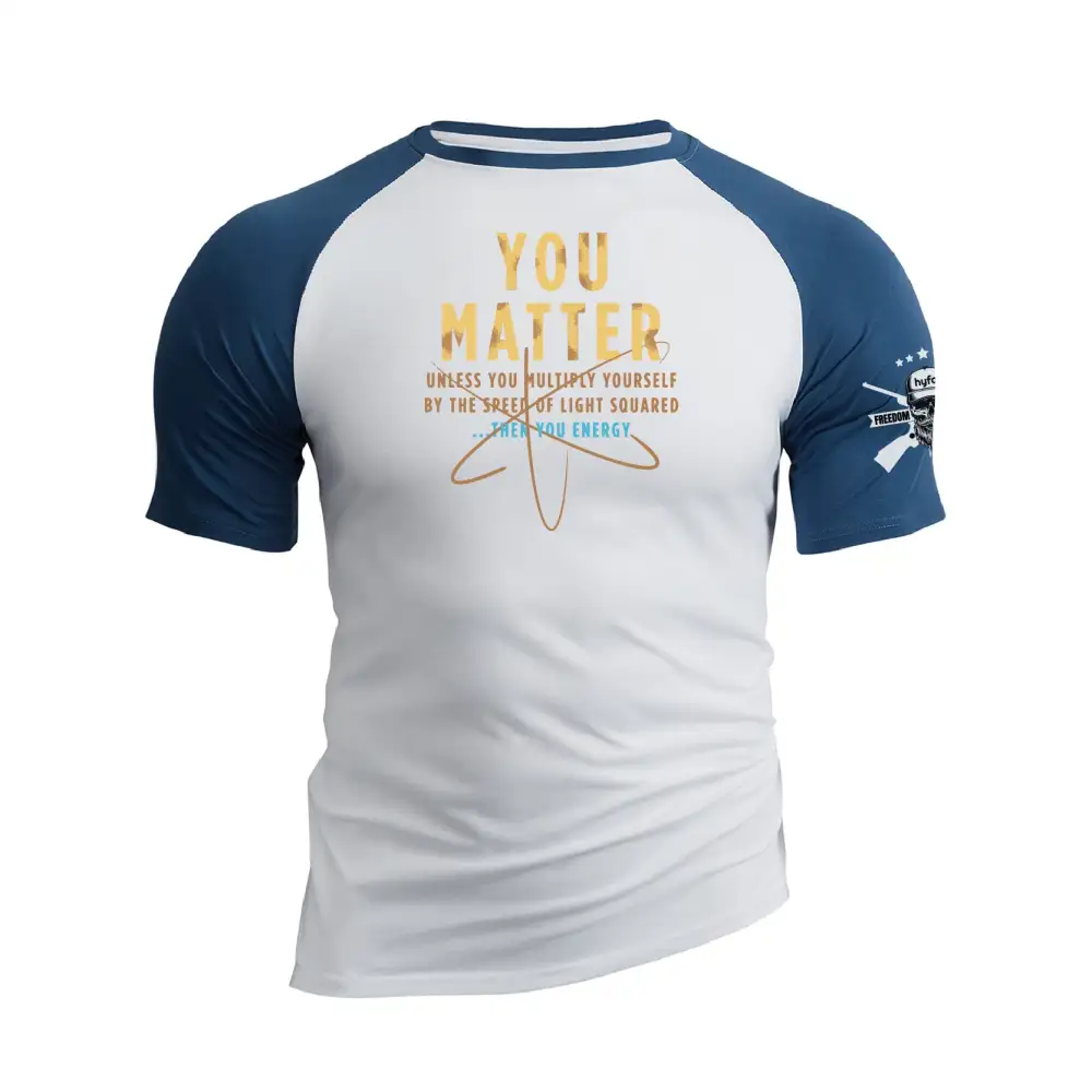 YOU MATTER RAGLAN GRAPHIC TEE
