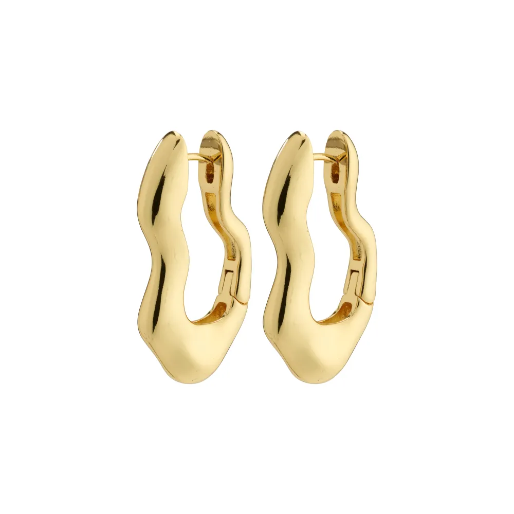 Padded Hoop Recycled Earrings