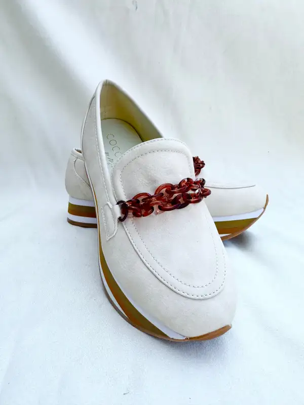 Openwork Leather Casual Shoes