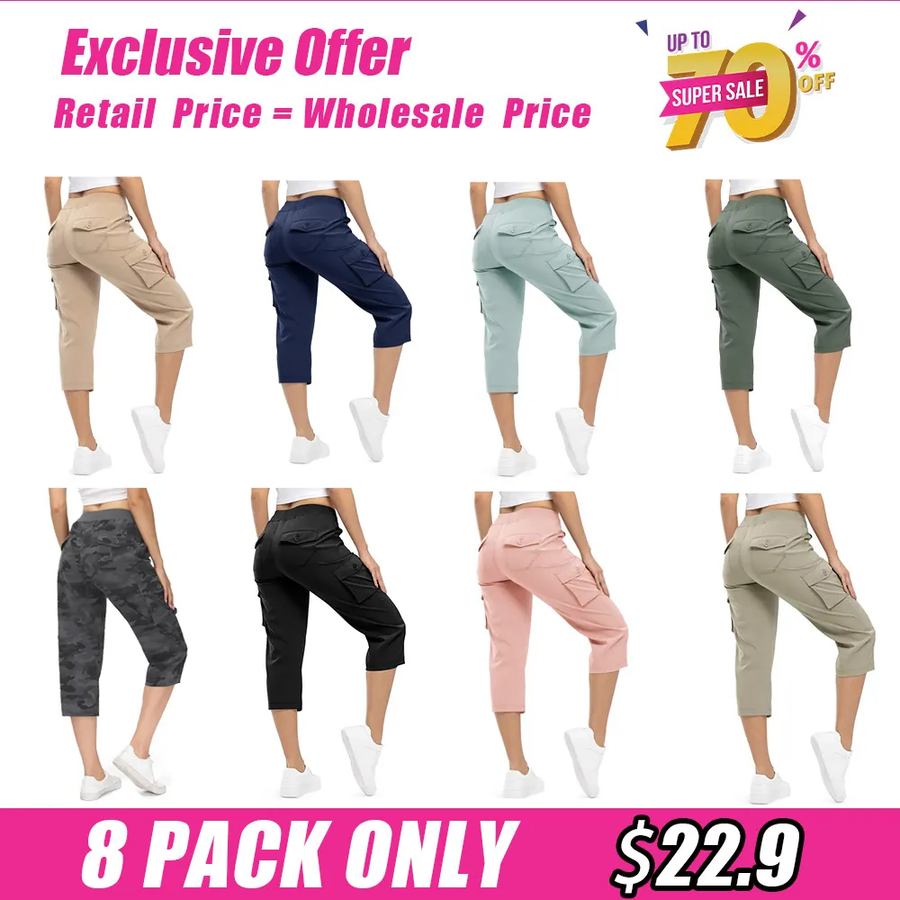 Women's Lightweight 3/4 Hiking Pants
