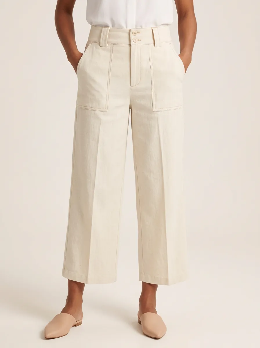 Comfort Sport Look Women's Cropped Pants
