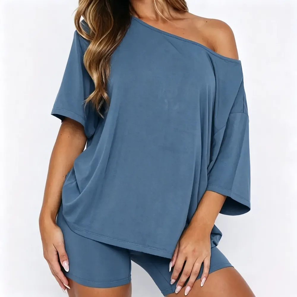 Women's casual two-piece loungewear set