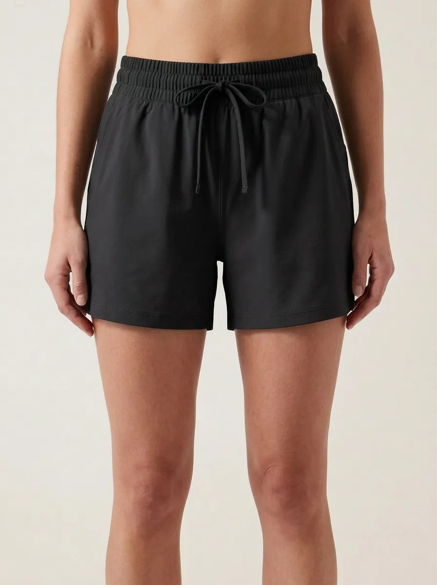 Women's Tonal-Stitch Drawstring Athletic Shorts