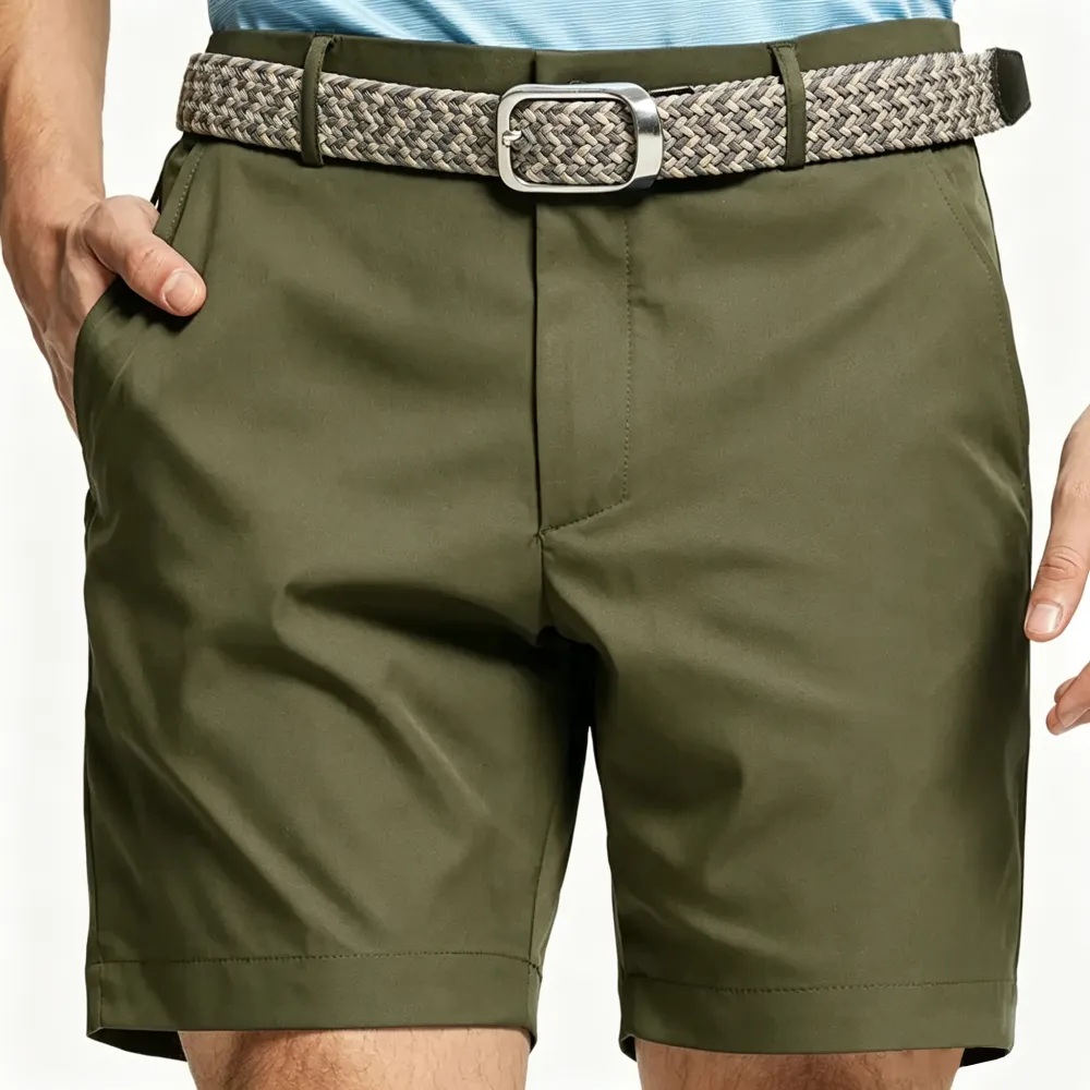 ✨ Quick Dry Golf Shorts | Stretch Waist & Moisture Wicking Fabric