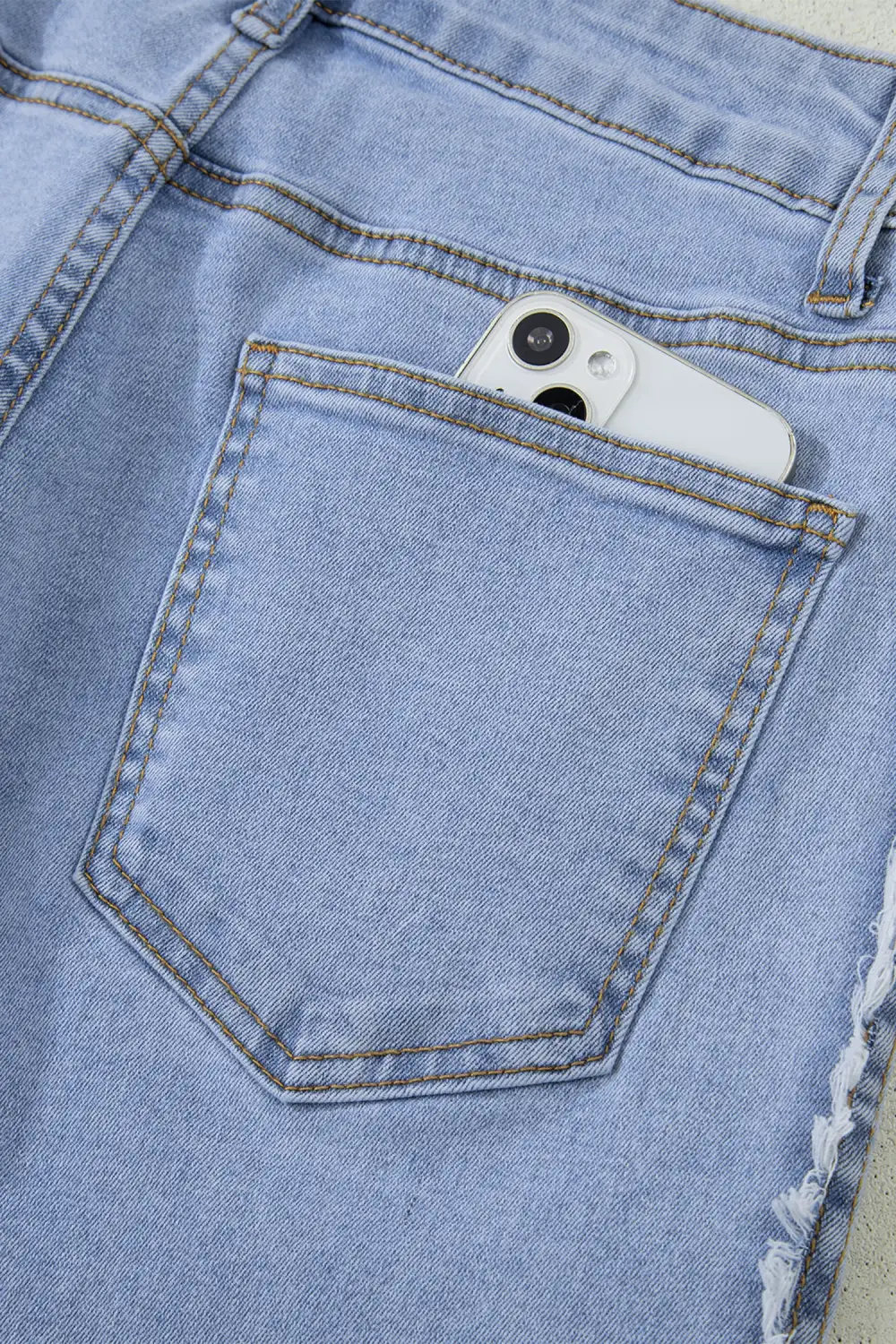 Patchwork Denim Jeans
