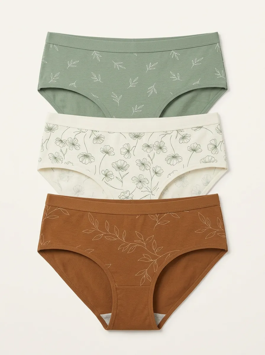 Floral Botanical Brief Set