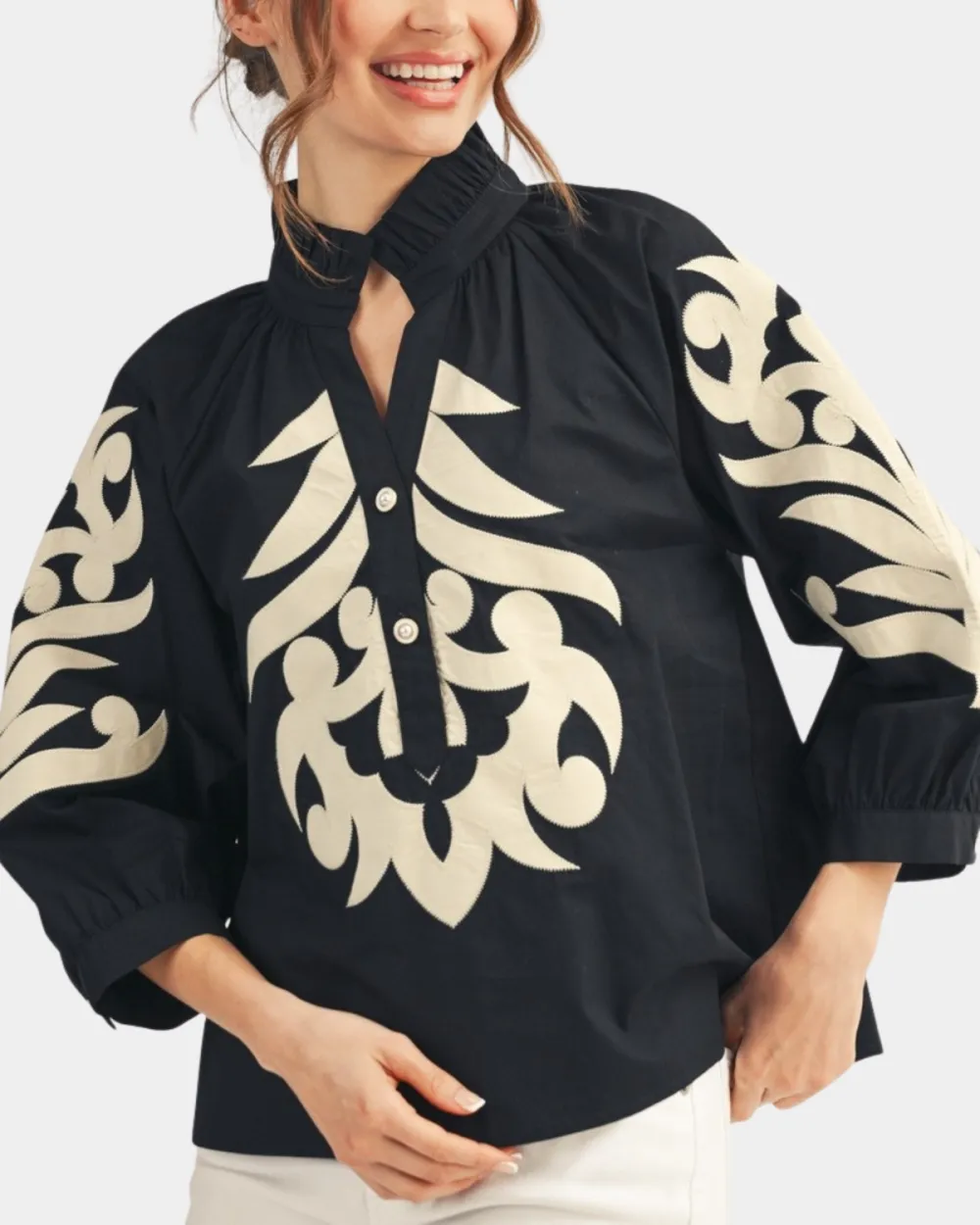 Baroque Applique Top