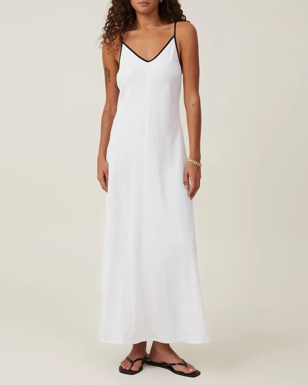 V-Neck Maxi Dress