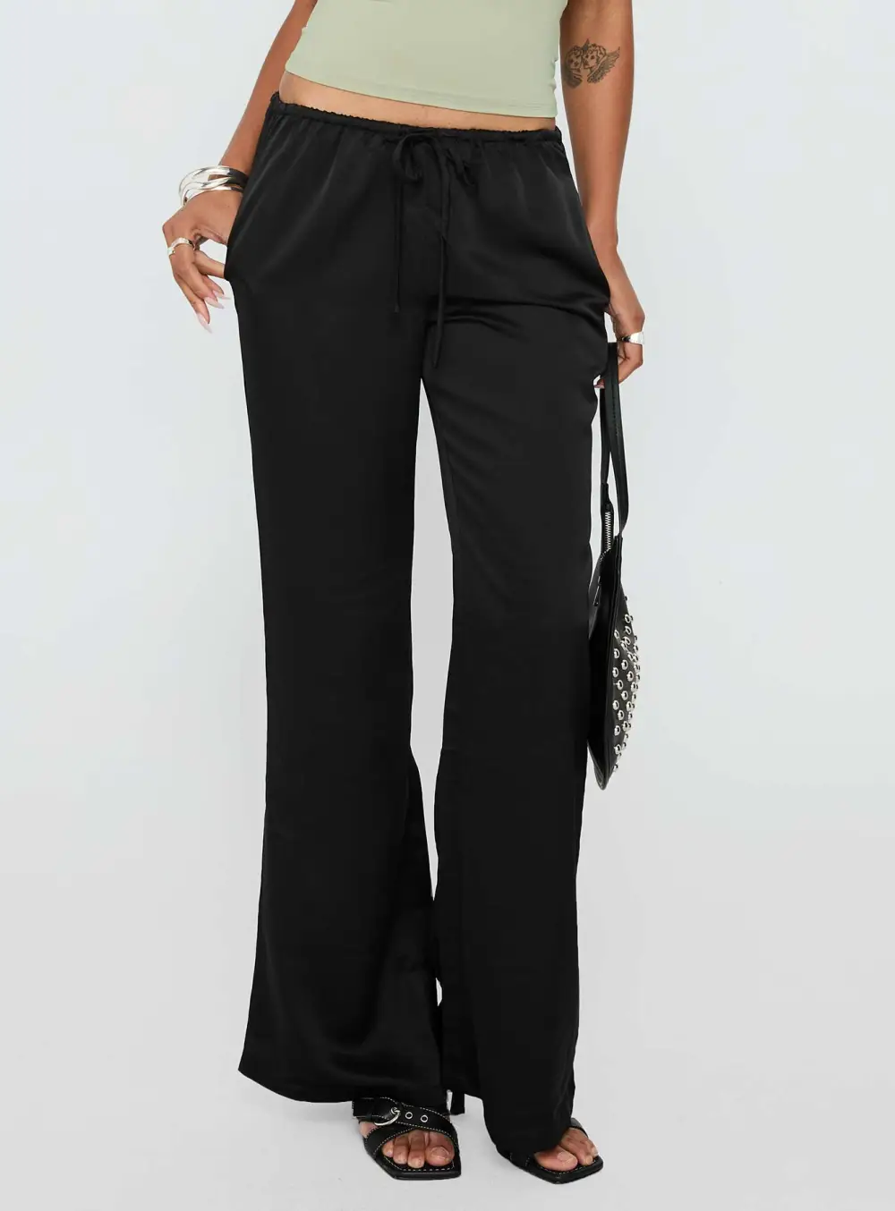 Vanille Tie Straight Leg Pants
