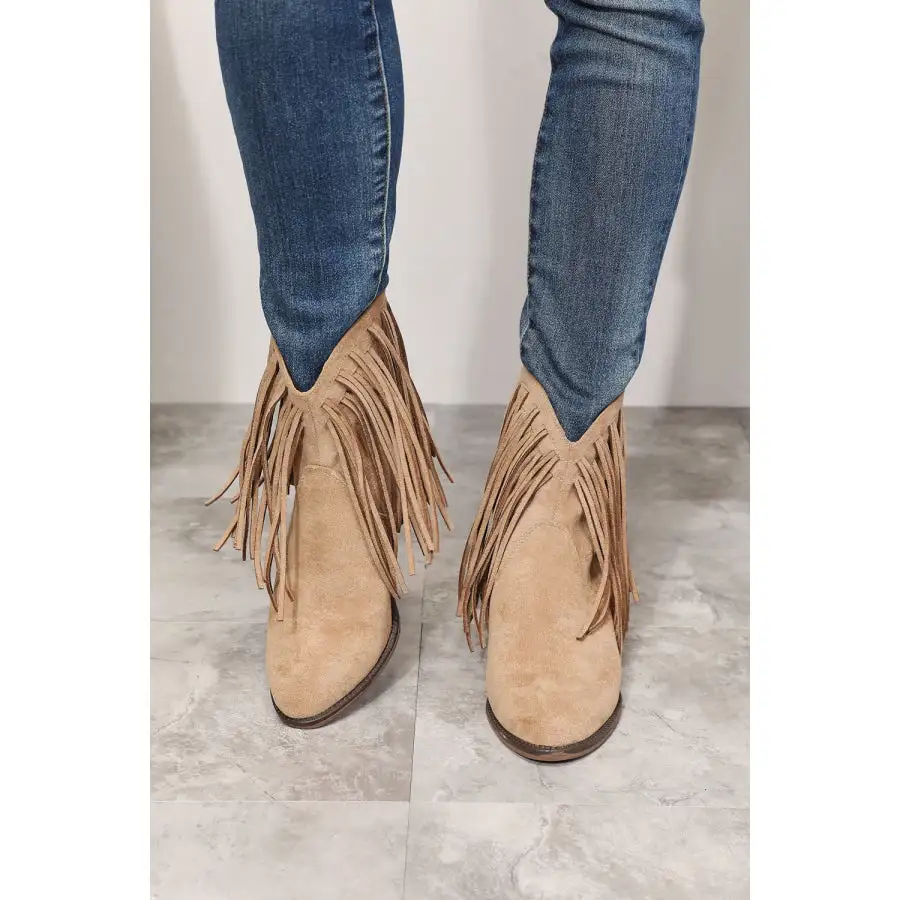 Classic Legend Women S Fringe Cowboy Western Ankle Boots