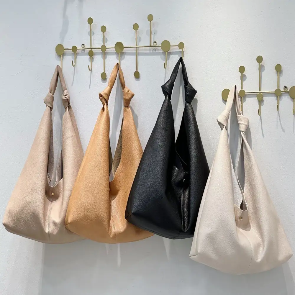 Textured Roomy Tote Bag