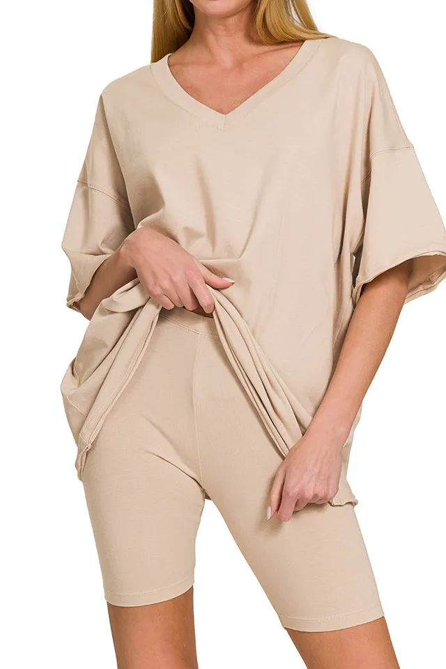Signature Cotton Relaxed Set