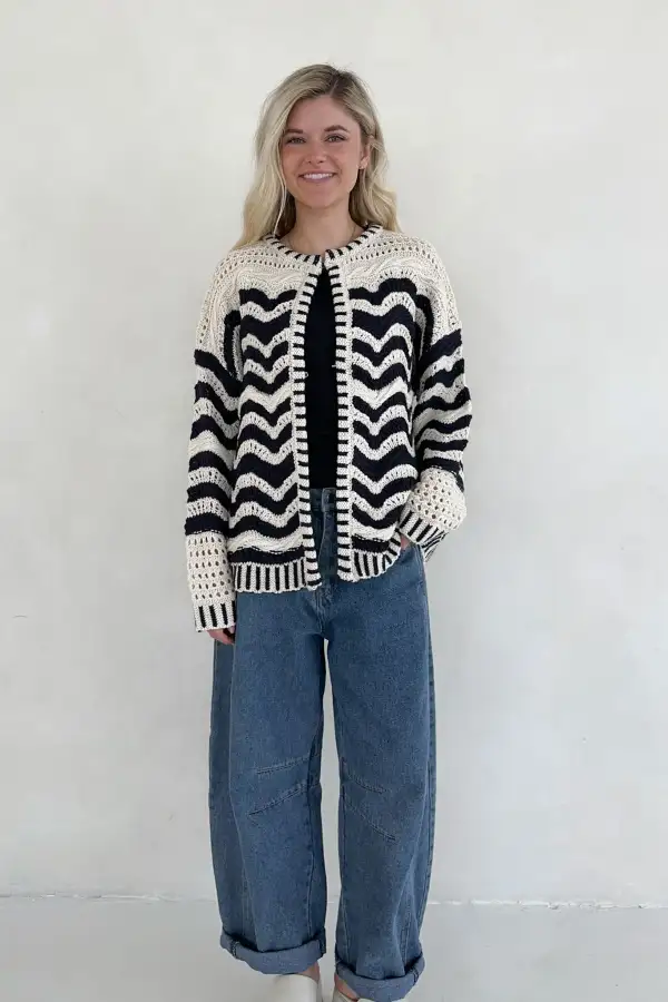 Minimal Soft Knit Cardigan