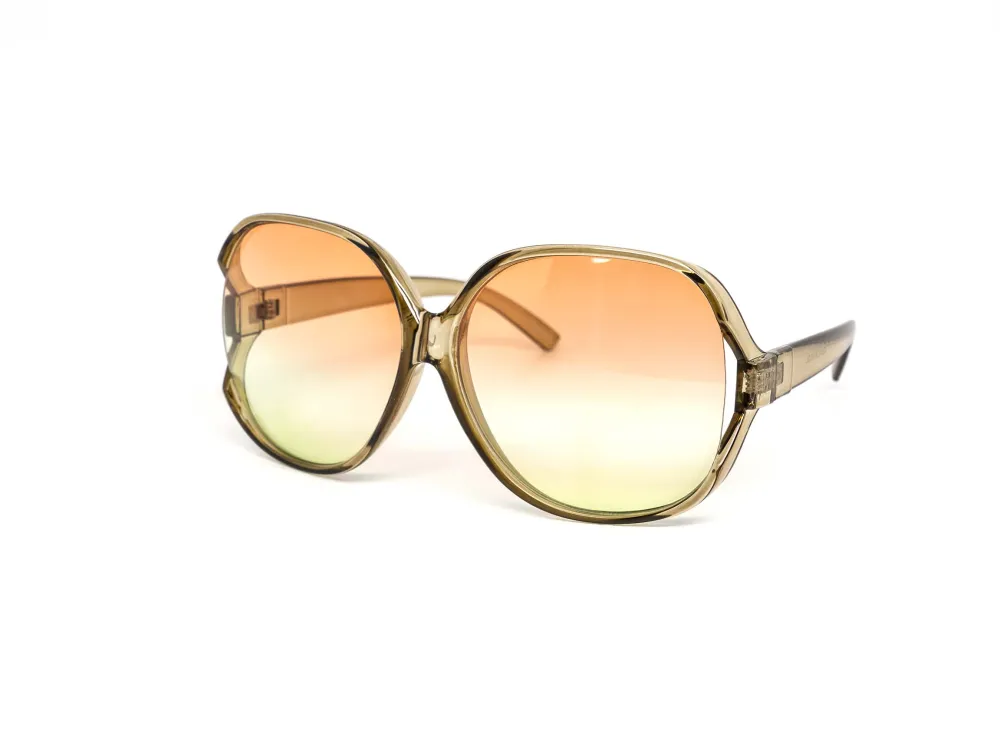 12-Pack Oversized Round Gradient Daily Sunglasses