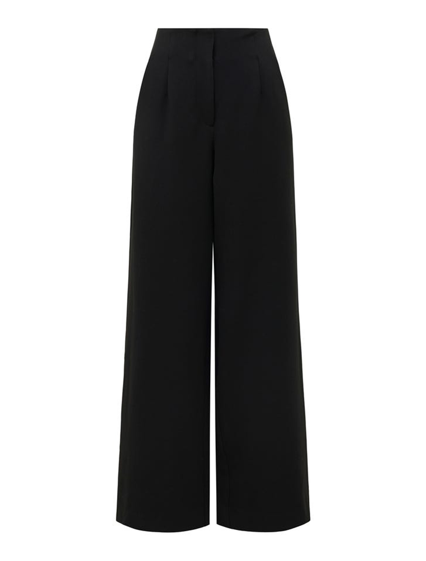 Petite High-Waist Wide-Leg Pants