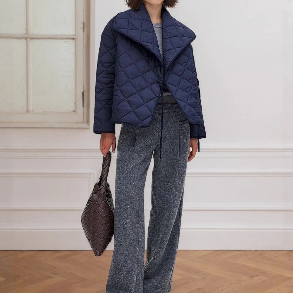 Quilted Casual Outerwear Jacket