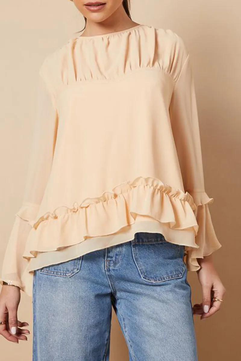Casual Style Relaxed Silhouettee Top