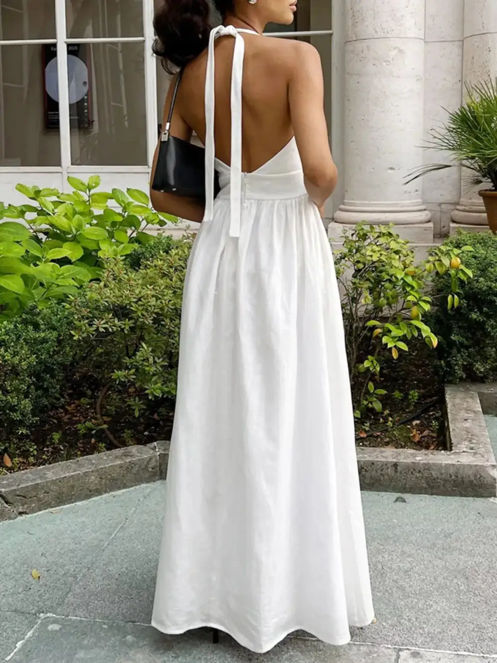 Smooth Finish Halter Maxi Dress