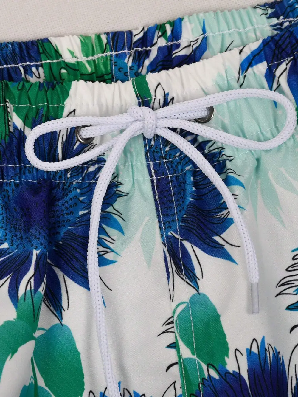 Men's Sunflower Print Swim Trunks