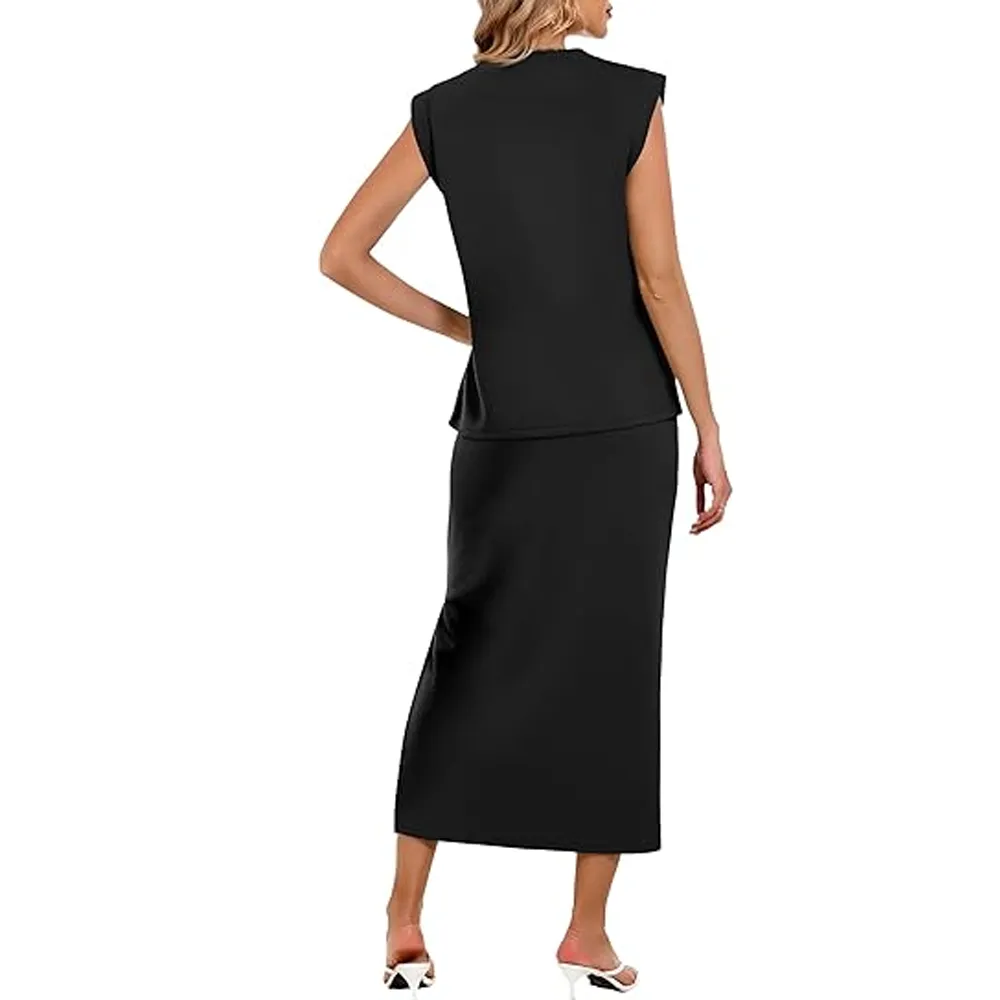 Women's 2-Piece Fitted Basic Outfits