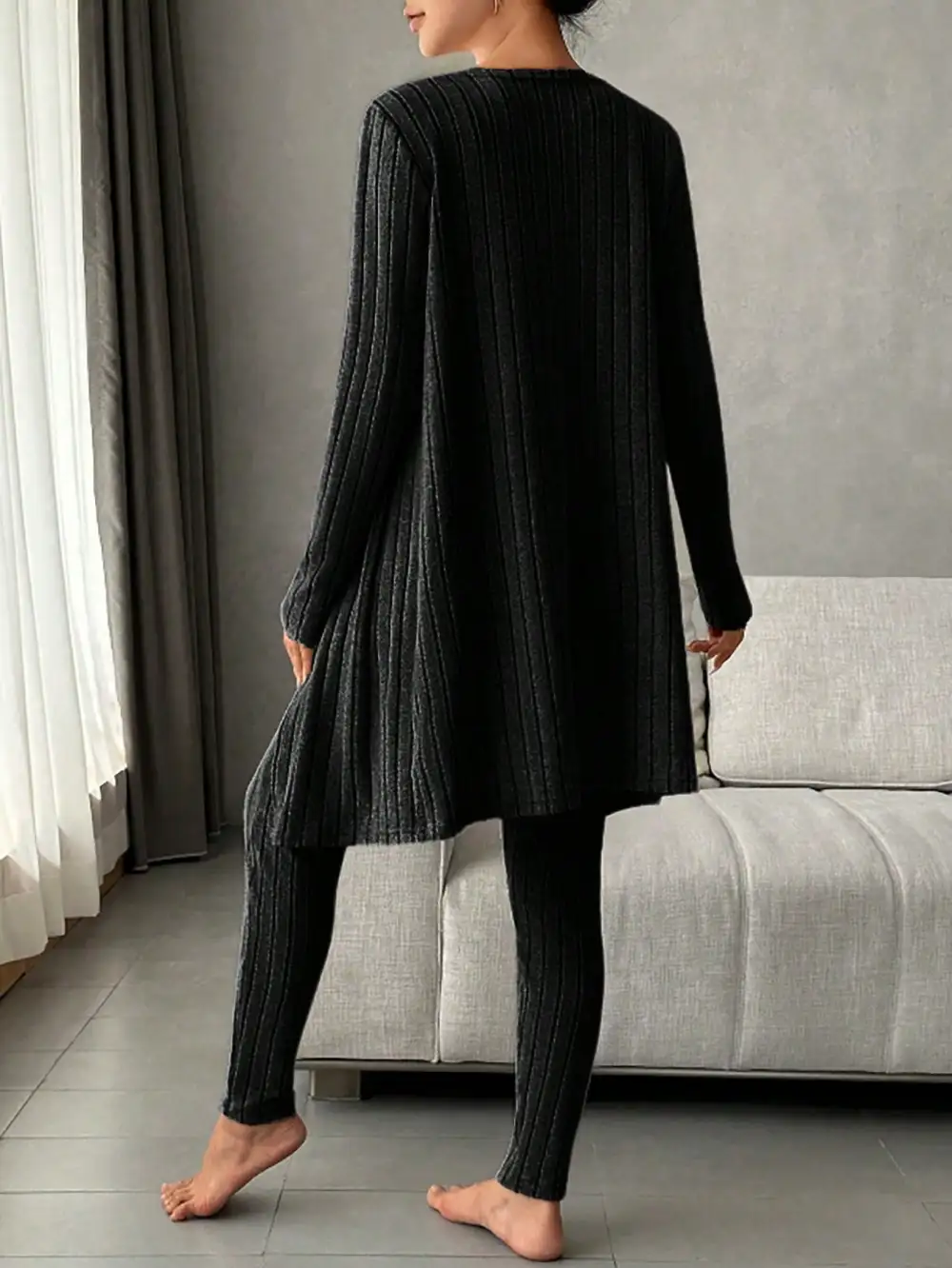 Scoop Neck Lounge Sleepwear Set