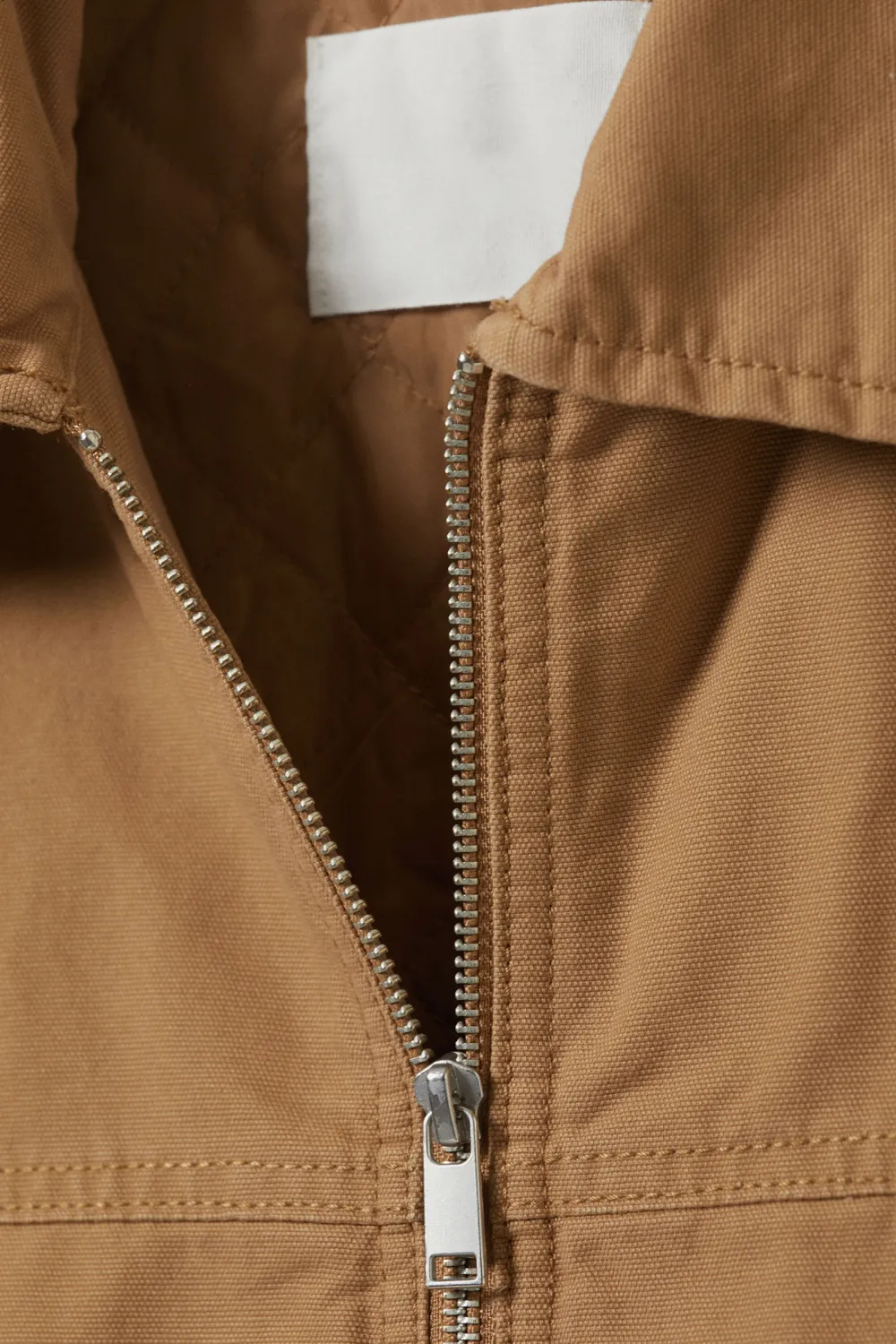 Canvas Zip Up Vest