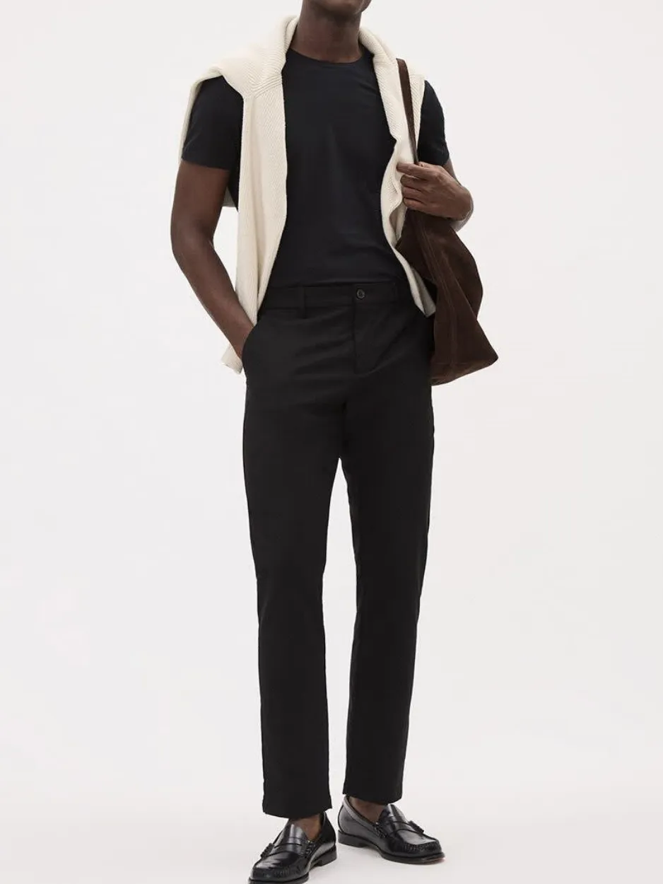 Black Short Sleeve Crew-Neck T-Shirt