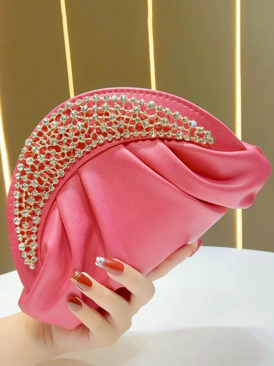 Chain Rhinestone Leisure Clutch Bag