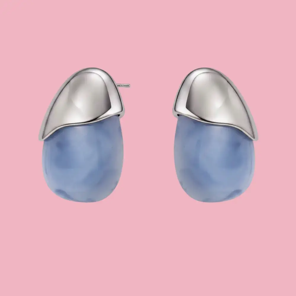 Classic Marble Earrings