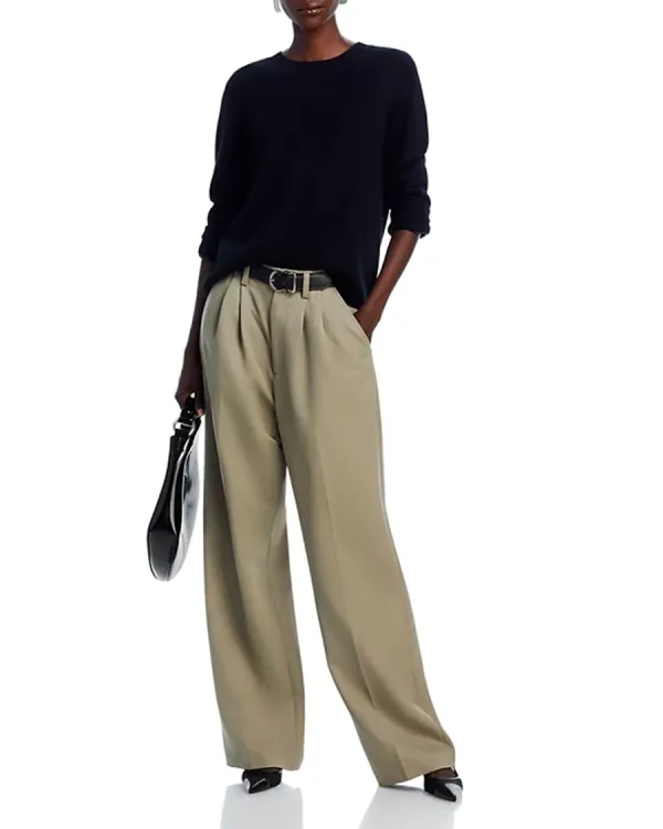 Cashmere Crewneck Long Sleeves Sweater