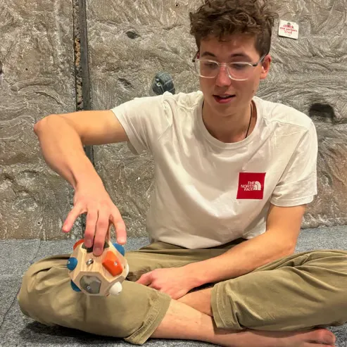 🧗‍♀️Handcrafted Boulder Block - Build Strength and Precision