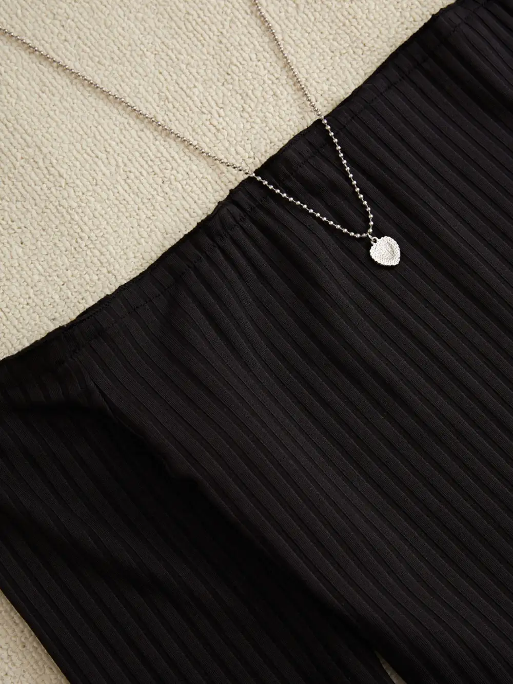 Shoulder Long Sleeve Coordinated Set