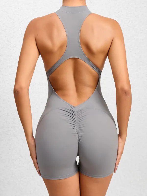 Tight Zippered Sports Yoga Peach Hips Pants