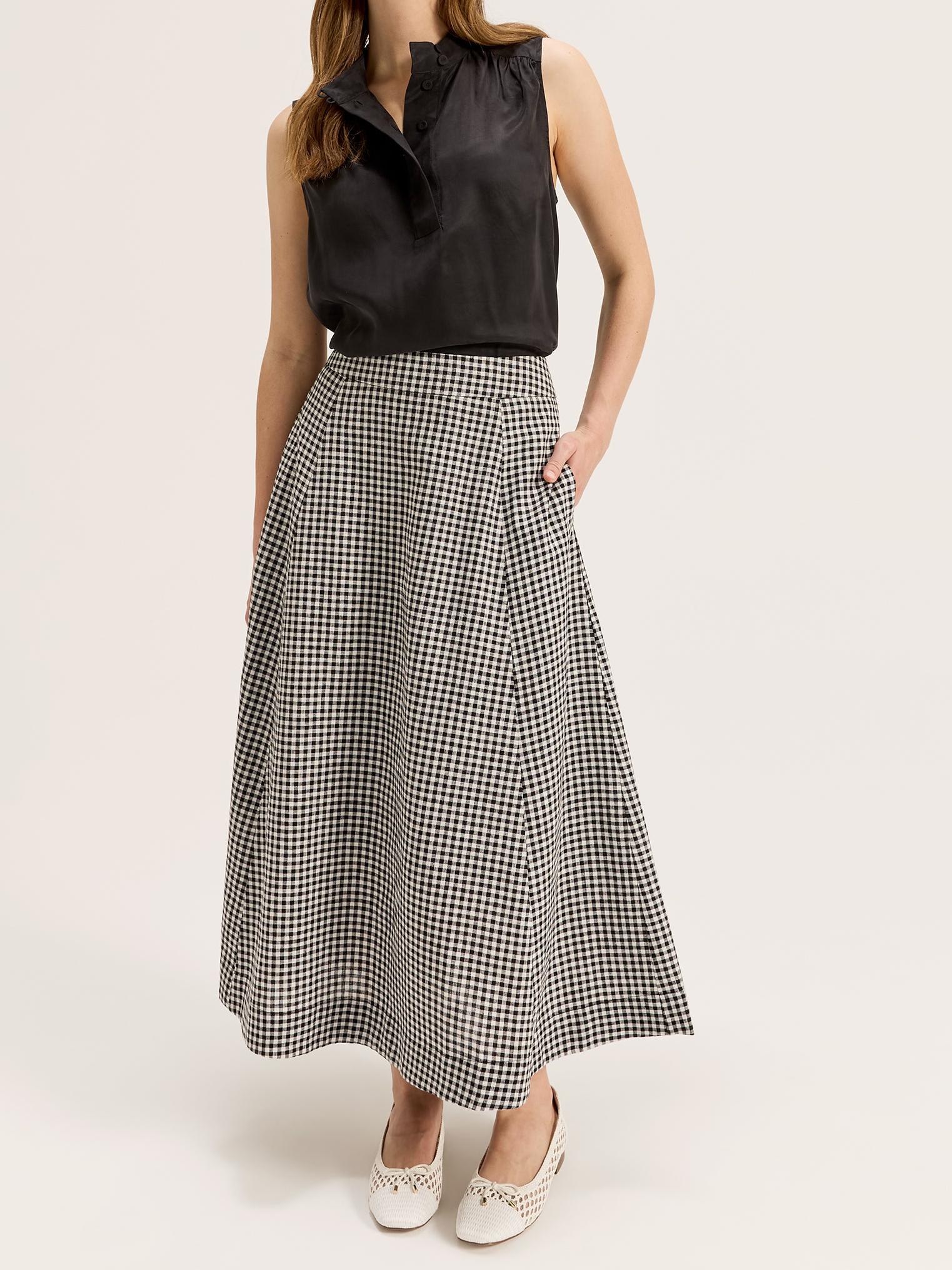 Courtside Check Skirt