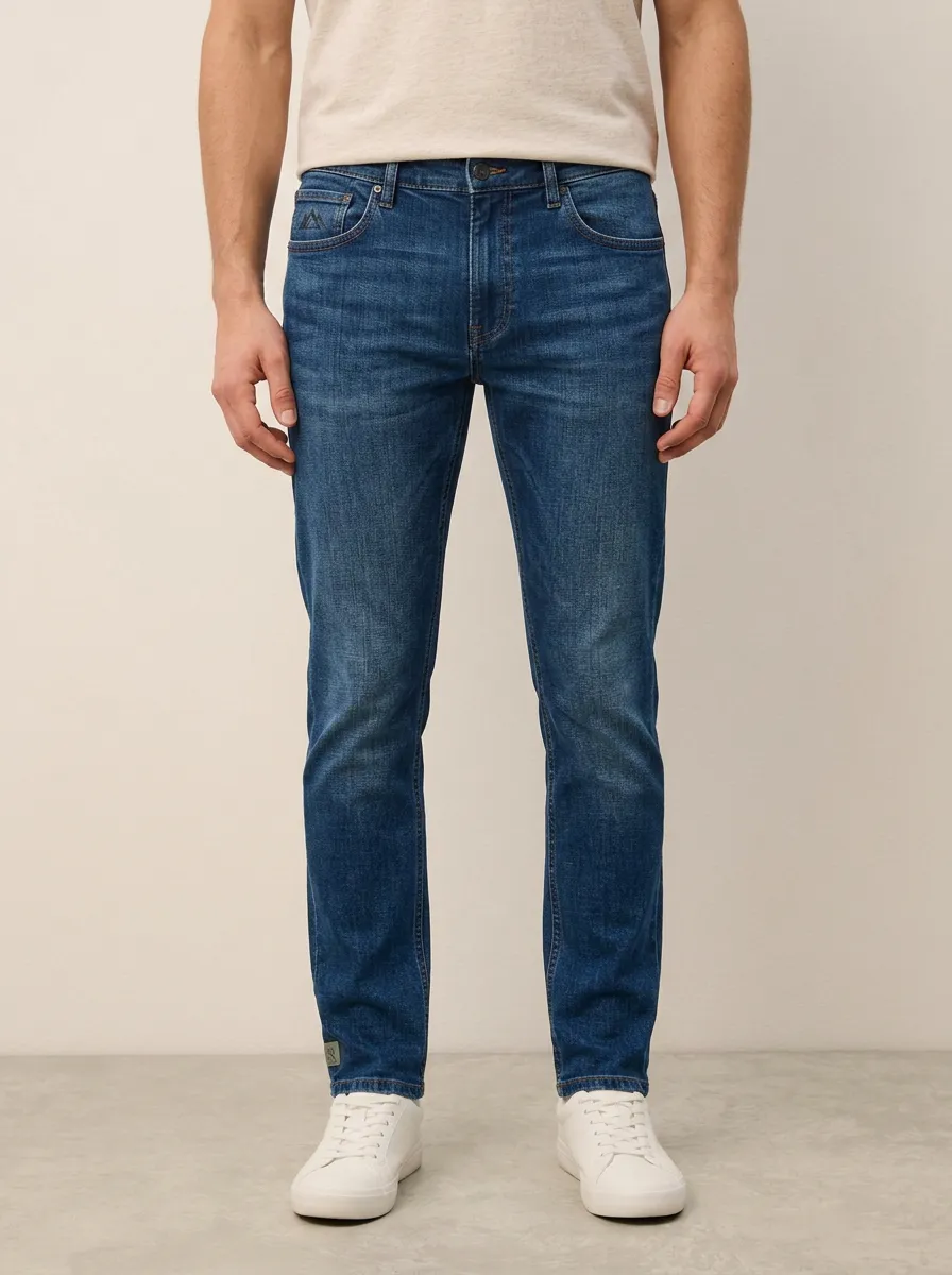 Men's Easygoing Everyday Slim Fit Stretch Denim Jeans