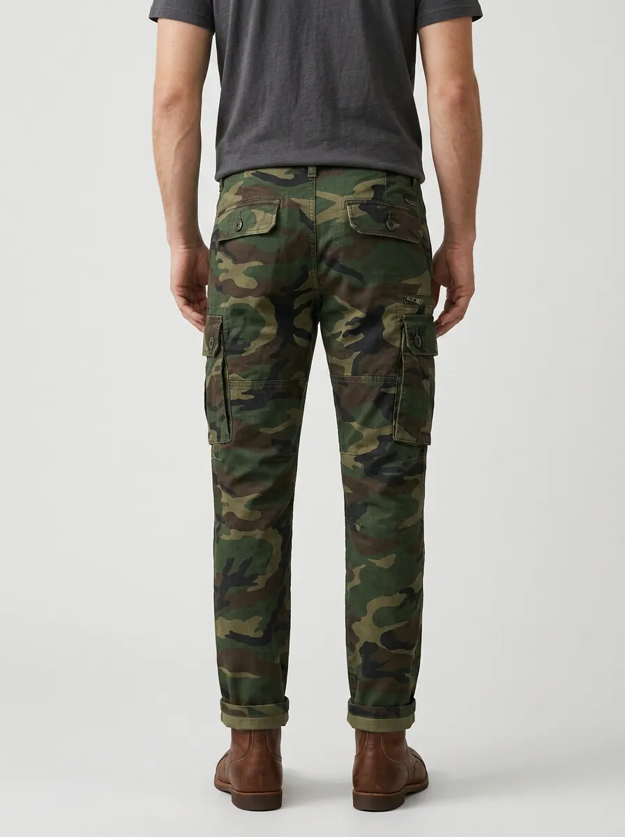 Men's Field Utility Camouflage Cargo Pants