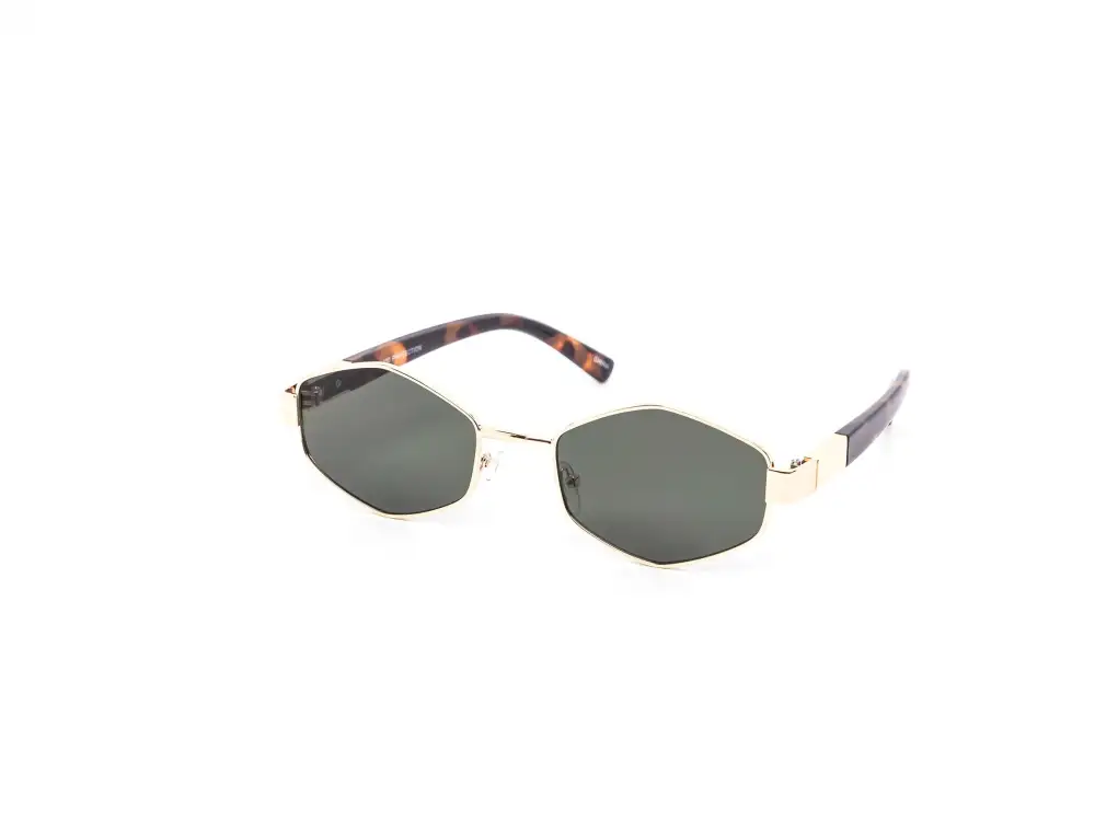 12-Pack Minimalist Metal Hexagon Sunglasses