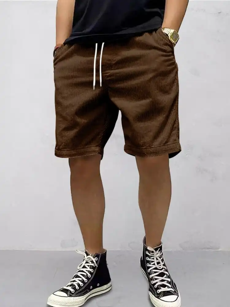Men's Lightweight Casual Corduroy Shorts