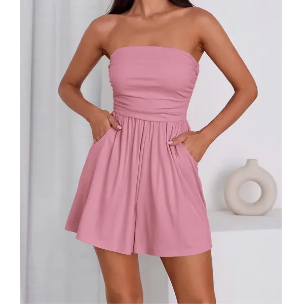 Summer Women's Strapless Bodysuit