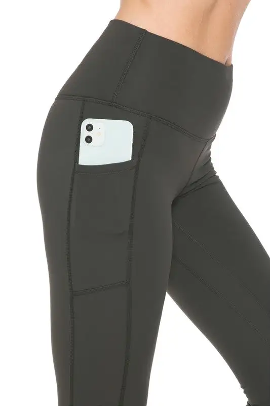 Warm Fleece Lined Pocket Leggings