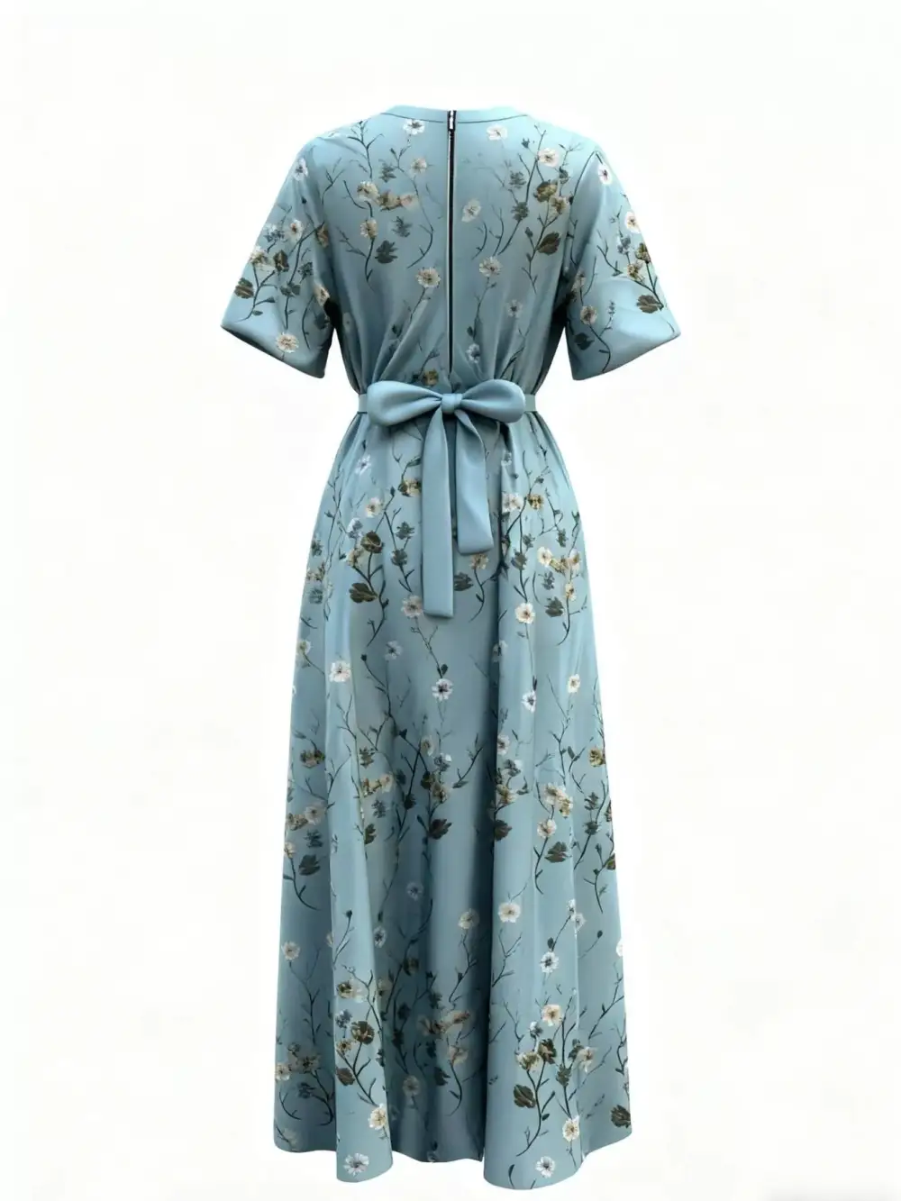 Floral Printed Pocketed Maxi Dress