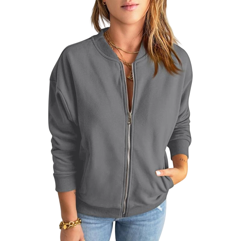 Women's Zipper Sweatshirt Jacket