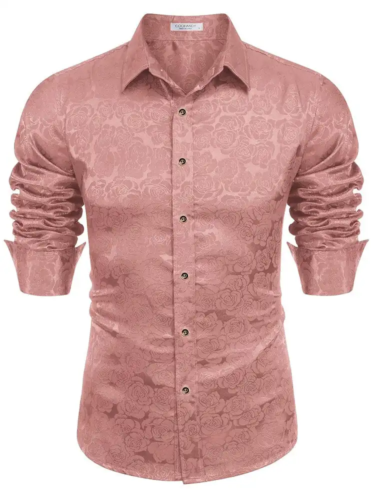 Modern Silk Stain Dress Shirts