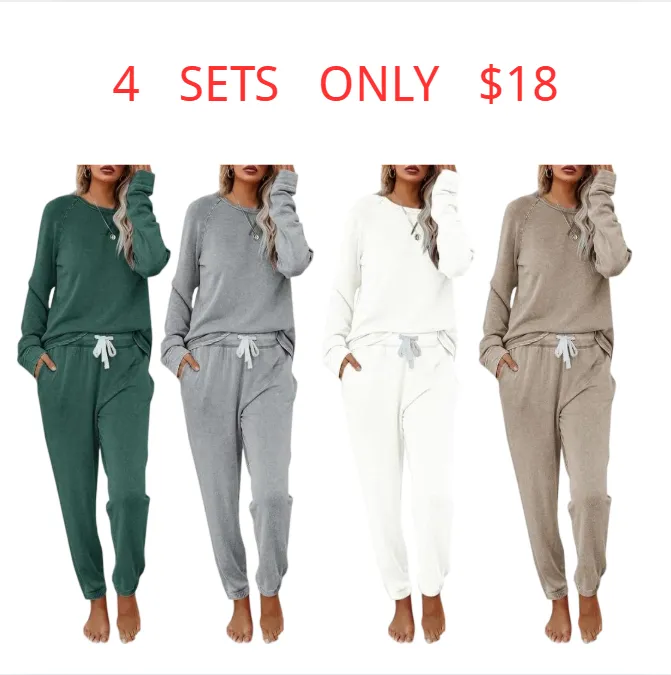 Women's Solid Sweatsuit