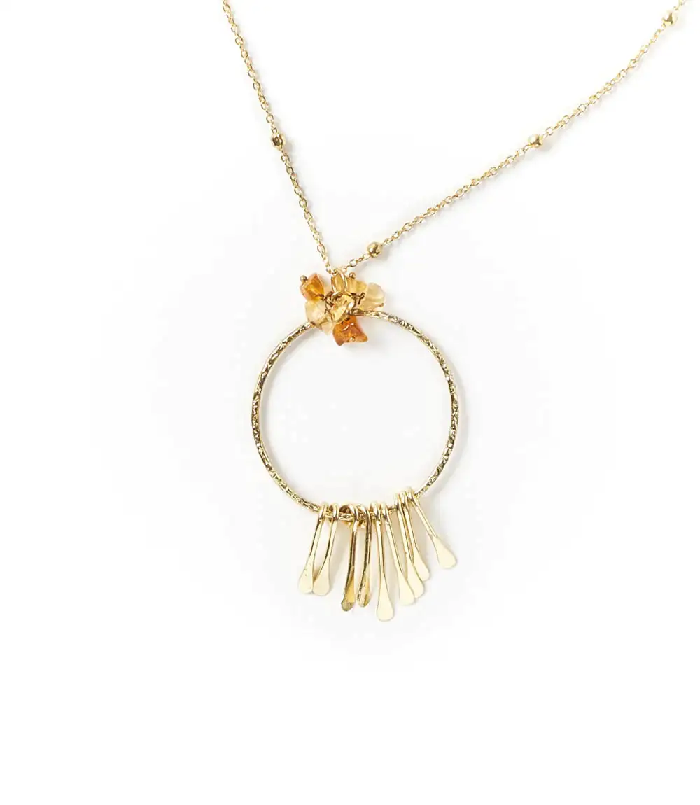 Citrine Set Necklace