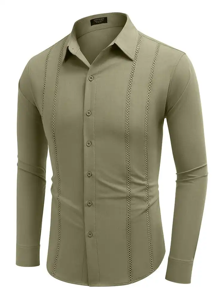 Casual Long Sleeve Button Down Shirt