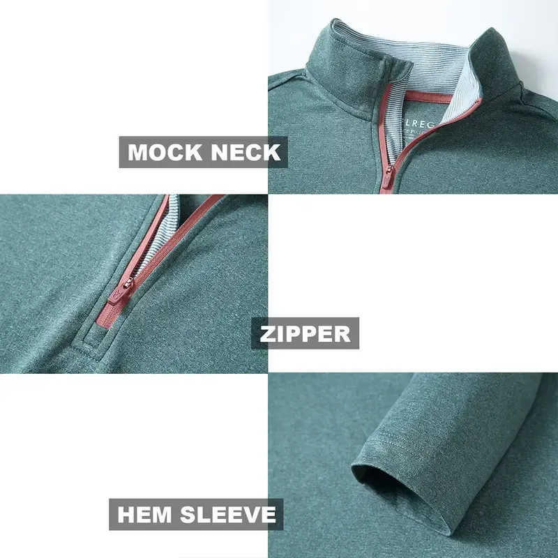 Men’s Performance Quarter Zip Golf Pullover